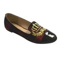 thumbnail image 2 of Womens Medallion Flat Fabric Shoes, 2 of 7