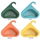 thumbnail image 5 of Batería de Cocina Cesta coladora para fregadero Filtro colgante triangular Estante de almacenamiento para fregadero (Amarillo) Tmvgtek Libre de BPA, 5 of 6