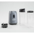 thumbnail image 5 of Black & Decker Single Serve Blender, two 20 Oz Dishwasher Safe Tritan Plastic Travel Jars, Spill-Resistant Travel Lids, 300 W, On/Off and Pulse Control Button, Stainless Steel Blade, Gray PB2209BD, 5 of 13