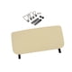 thumbnail image 1 of Cubierta del Panel del asiento del respaldo, cubierta del bolsillo trasero del asiento, componente de camión de cuero PU, Panel trasero del asiento Beige, 1 of 9