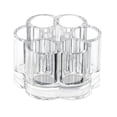 thumbnail image 1 of Soporte acrílico para lápiz labial, organizador de cepillos de uñas con delineador de brillo labial compacto transparente y flor pequeña con transparente, 1 of 5