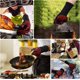 thumbnail image 3 of Guantes Para Barbacoa, Guantes Para Horno, Guantes De Silicona Antideslizantes Para Horno Resistentes Al Calor Hasta 800 C Certificado En407, Guantes De Silicona Para Barbacoa Para Cocinar Hornear Soldar Rojo Verde Cocina, Decoración y Otros, 3 of 5