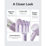 Laifen SE Hair Dryer, 105,000 RPM Ionic Blow Dryer with 3 Magnetic Attachments - Purple