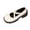 Beige, variant on Women Cross Strap Bow Mary Jane Platform Shoes Comfortable Footwear For Office Casual Outdoor Daily Activities