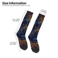 thumbnail image 2 of Logiee Elegant Dog Mandala Art Print Gift Stocking Stuffers,Adult Stockings,Novelty Socks,Funny Socks Birthday Running Walking Sleeping, 2 of 6