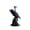 Purple, variant on Decorr 7.8" Halloween Crow LED Candle Light, Black Raven Flameless Candle Holder, Gothic Skull Rose LED Lamp for Spooky Halloween Decor (Saffron)
