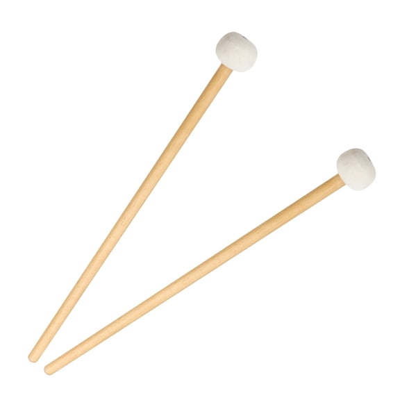 HOMEMAXS Felt Head Drum Sticks Timpani Mallets Glockenspiel Dampeners Bongos
