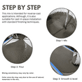 thumbnail image 7 of TechMix Premium Concrete Countertop Mix Gray Solid Surface 50 Pound, 7 of 7