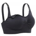thumbnail image 6 of 3 Pack Full Bust Seamless Nursing Maternity Bras Bralette M-4XL with Extra Bra Extenders & Clips, 6 of 13