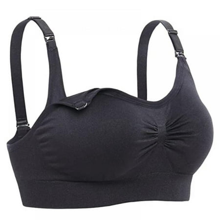 

Womens Sleeping Nursing Bra Maternity Bra Pregnancy Clothes Prevent Sagging Breastfeeding Women s Breathable Lactancia Bra Black