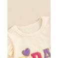 thumbnail image 6 of Suealasg Kids Toddler Girls Birthday Outfit 1T 2T 3T 4T 5T Letter Print Short Sleeve T-Shirt +Flare Pants Little Girls Summer 2Pcs Clothes Set, 6 of 8