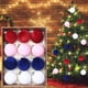 thumbnail image 5 of Decoración navideña, adornos navideños, regalos navideños, 8 cm/12 piezas, decoración navideña, colgante navideño, decoración para árbol de Navidad, colgante, bola decorativa navideña, 5 of 9