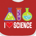 thumbnail image 4 of Inktastic I Love Science Chemistry Teacher Boys or Girls Baby Bib, 4 of 4