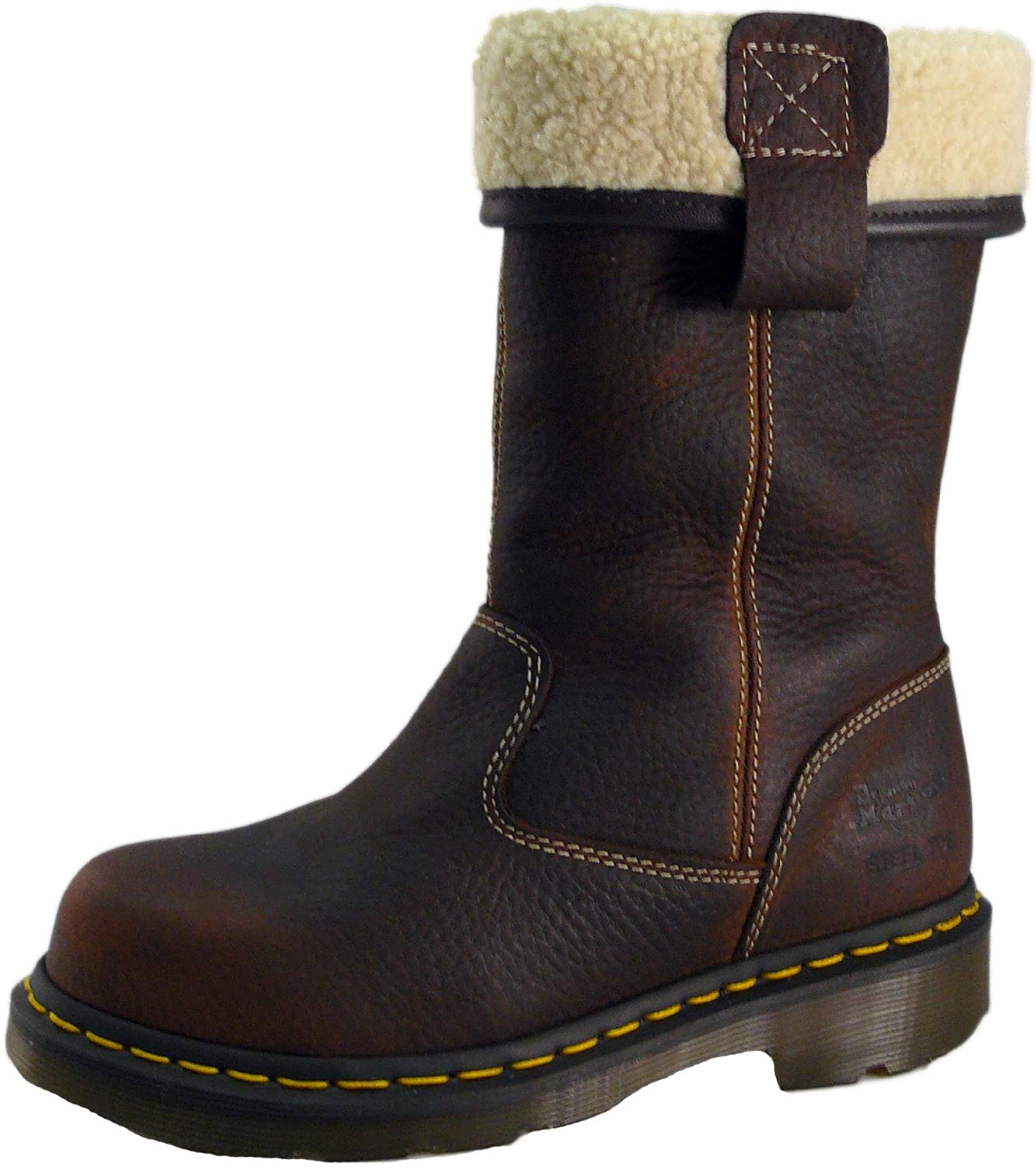 Dr. Martens Ladies Rosa Leather Work Safety Rigger Boots Brown Leather |  Walmart Canada