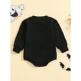 thumbnail image 3 of Wassery Infant Baby Boys Halloween Outfits 3M 6M 12M 18M 24M Newborn Boys Jumpsuit Long Sleeve Round Neck Letter Print Bodysuit Fall Casual Romper Tops, 3 of 9