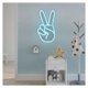 thumbnail image 1 of Letrero De Neón Mano La Victoria, Ideal Para Habitación Infantil, Club, Bistró, Fiesta, Decoración Pared, Regulable, 40cmx24cm, 1 of 2