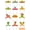 12pcs, variant on Cinco De Mayo Decorations, Sombrero Party Hats, Mexican Colorful Cardboard Headbands, Fiesta Head Toppers Decor 12pcs