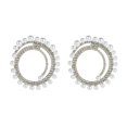 thumbnail image 1 of Jumpingount 2 uds pendientes de perlas redondas pendientes de tuerca accesorios de joyería de boda señoras hermana perlas encantadoras de moda Ropa, zapatos y accesorios Miscelánea Jumpingount AP017599-00, 1 of 1