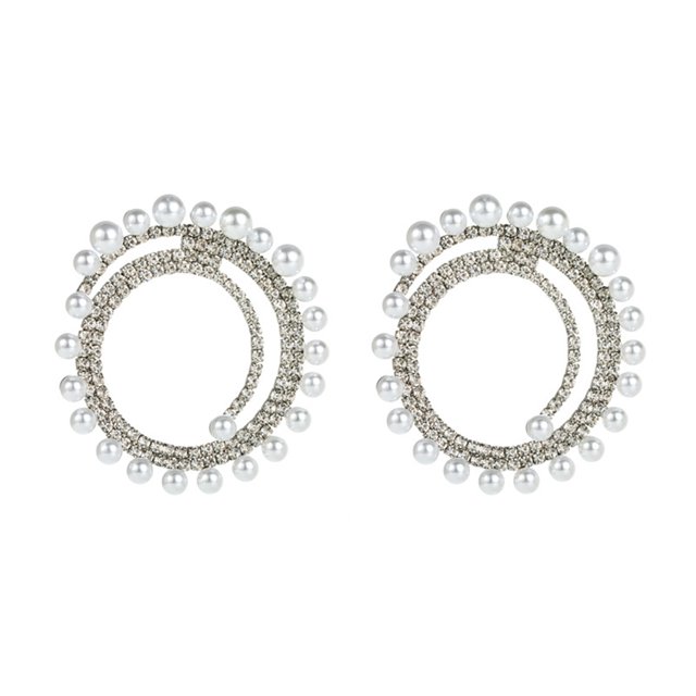 Jumpingount 2 uds pendientes de perlas redondas pendientes de tuerca accesorios de joyería de boda señoras hermana perlas encantadoras de moda Ropa, zapatos y accesorios Miscelánea Jumpingount AP017599-00