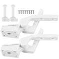 thumbnail image 5 of FRCOLOR Seat Toilet Seats Toilet Seat Hardware 11.50X4.20X3.00CM White, 5 of 8