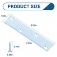 thumbnail image 7 of WellMade 10 Pcs 5" Zinc Plated Steel Flat Mending Plates - Heavy Duty Rust-Resistant Straight Braces, Reinforcement Joining Plates for Wood, Furniture, 7 of 7