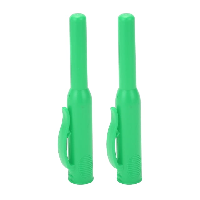 2 Pcs Couvre-Crayon de Charpentier Long Nez Trou Profond Couvre-Marques de Menuiserie avec Clip Vert