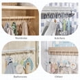 thumbnail image 7 of Bathway Shower Curtain Hooks White Shower Curtain Rings with Cylindrical Design, 12Pcs Metal Shower Curtain Hooks Rust Proof, Smooth Glide Double Shower Hooks Rings for Shower Curtain, 7 of 7