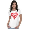 thumbnail image 3 of Jesus Christ Love Christian God Cross Womens Slim Fit Graphic Tee Brisco Brands S, 3 of 5