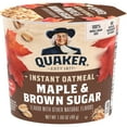 thumbnail image 3 of Quaker, Instant Oatmeal, Maple & Brown Sugar, 4 Count, 1.69 oz Cups, 3 of 8