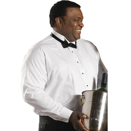 Collar White Shirt - Ed Garments Men's Wing Collar Tuxedo Shirt, WHITE, 4XL 37