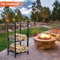thumbnail image 6 of LUGO® Waterproof and Outdoor Firewood Rack with Cover 4ft, 6 of 6