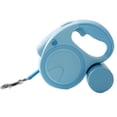 thumbnail image 5 of Correa azul retráctil para perros con extensión automática, de nailon, para cachorros, correas para mascotas, suministros duraderos, 3 m - Correas, 5 of 5