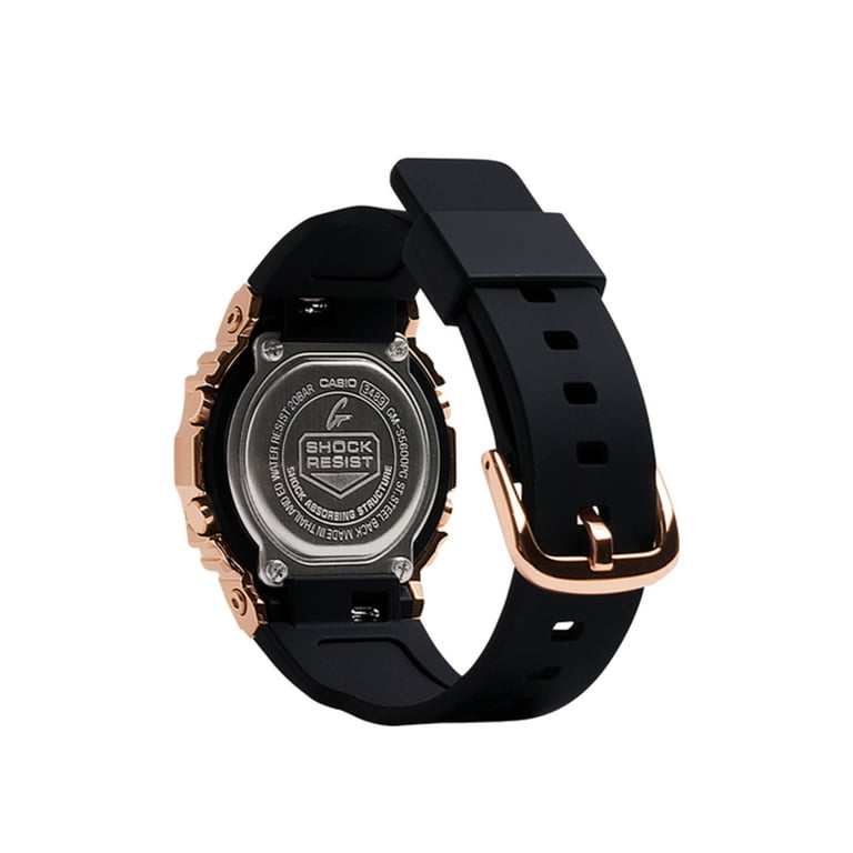 Casio Women's G-Shock GMS5600PG-1 Digital, Rose Gold Steel, Water