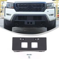 Front License Plate Bracket for Nissan Frontier 2022-2024 (US Version) ，Front License Plate Bracket Parts, Front Bumper License Plate Frame