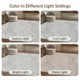 thumbnail image 7 of ODIKA 8'x10' Washable Area Rug Marble With Modern Veined Swirls And Minimalist Accents Abstract Flowing Dynamic for Dining Room, Large Office, Lounge, Non-Slip Chair-Friendly Mat, 7 of 7