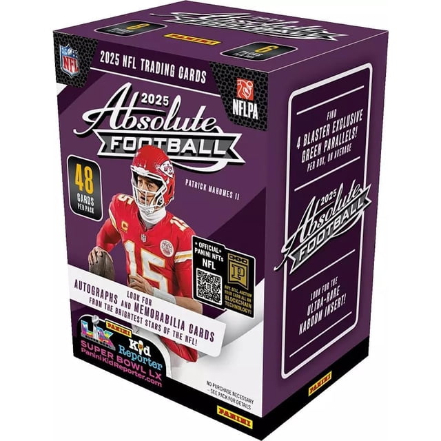 Panini 2025 Absolute Football 6-Pack Blaster Box