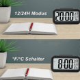 thumbnail image 5 of Digital Alarm Clock, Bedroom Clock, Battery Powered Desk Clock, Digital Clock with Smart Night Light, 12/24 Hour Display Snooze Function, 5 of 5