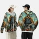 thumbnail image 4 of Balery Skeleton Chef BBQ Scene Sudadera ligera de manga larga con capucha y protección solar UPF 50+ para hombre y mujer, ideal para pesca y running-3X-Large, 4 of 7