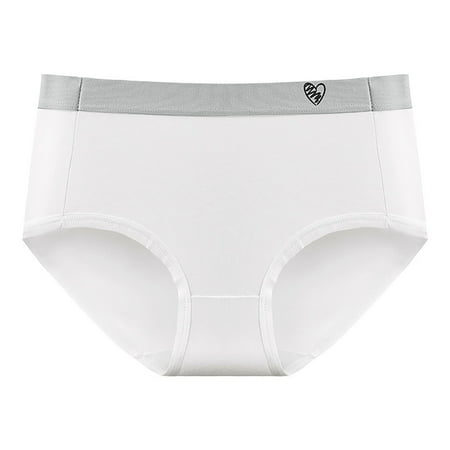 Hipster Panties for Women Cute Cotton High Waist Underwear No Show Quick Dry & Light Breathable Panty Workout Briefs