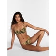 thumbnail image 2 of Kacey Lee Women's and Women's Plus Low Rise High Leg Cheeky Bikini Bottoms, Sizes XS-3X, 2 of 5
