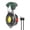 Army Green, variant on LED Micro Flashlight Pocket Keychain Flashlights USB Rechargeable Torch Strong Magnet Screwdriver Hammer Outdoor Emergency Lamp