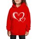 thumbnail image 1 of Sudaderas con capucha para niños y niñas, sudaderas casuales de manga larga, lindas sudaderas de gran tamaño con bolsillo de polar, chaquetas para niñas, 1 of 4