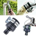 thumbnail image 2 of Adaptador de grifo para cocina y baño, se adapta a la mayoría de las tuberías, solución fácil para mezclar agua, conector de manguera universal, 2 of 8