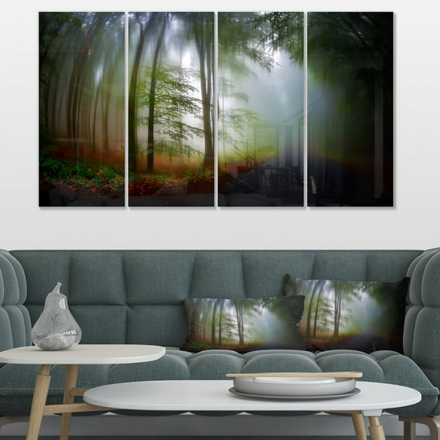 Paysage d'Automne dans la Forêt - Impression sur Toile