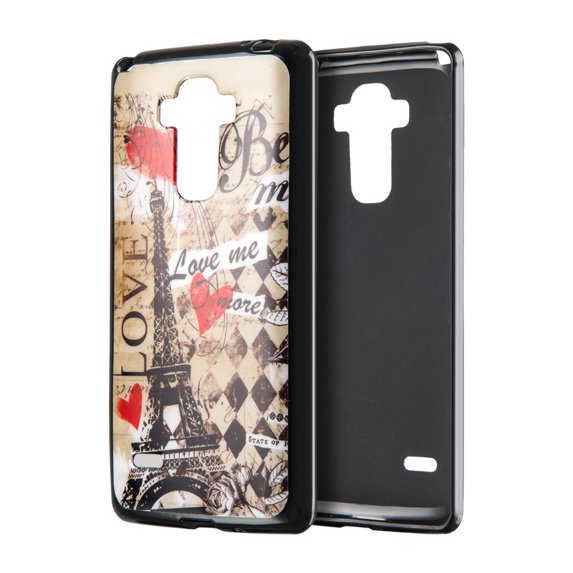 LG Stylo Ls770 Black Tpu Imd Paris Amour