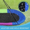 thumbnail image 2 of SereneLife Giant Platform Swing 67” Mega Swinging Kids Outdoor Glider, 2 of 8