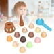 thumbnail image 5 of Juego de simulación de cono de helado mejora la habilidad motora fina juego de simulación comida aprendizaje educativo temprano juego de helado para niños para escritorio ANGGREK Otros, 5 of 8
