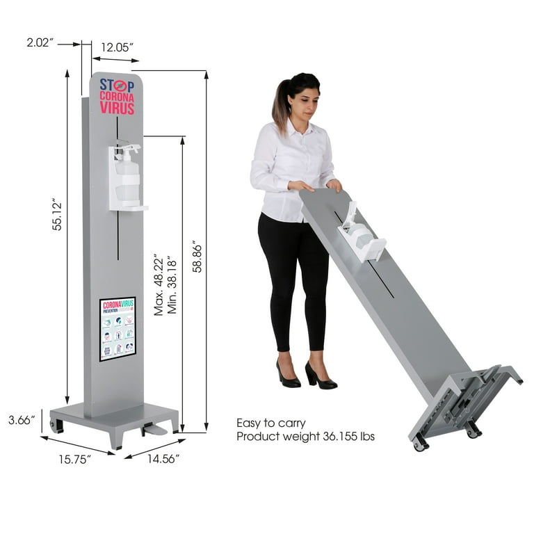 Foot operated hand sanitizer discount