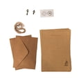 thumbnail image 1 of Seitruly Paquete de 12 sobres Kraft de superficie lisa, papel de carta exquisito, sobres hechos a mano, accesorios de estampado, suministros de papelería cartulina tipo 13, 1 of 6