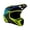 Black/Yellow/Blue, variant on Fox V3 Streak Youth Helmet (Medium, Black/Yellow/Blue)